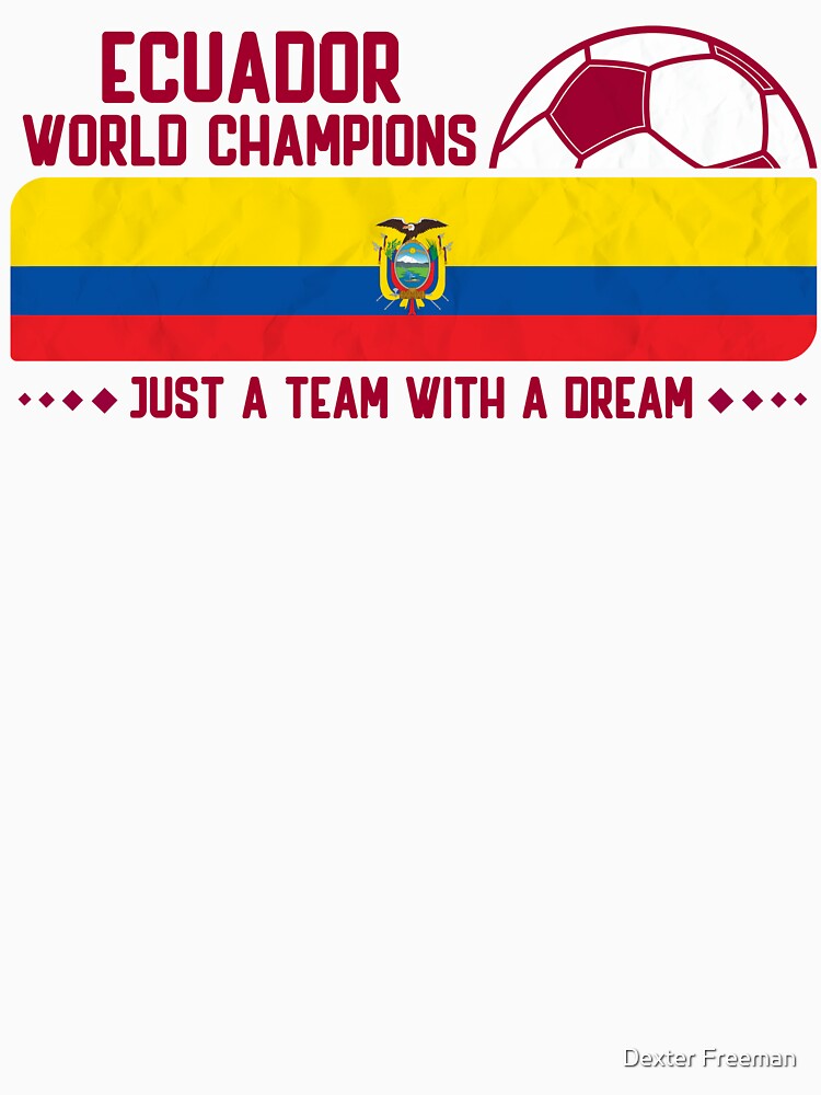 Ecuador Football Team for Soccer Lovers and Football Fans by Dexter Freeman