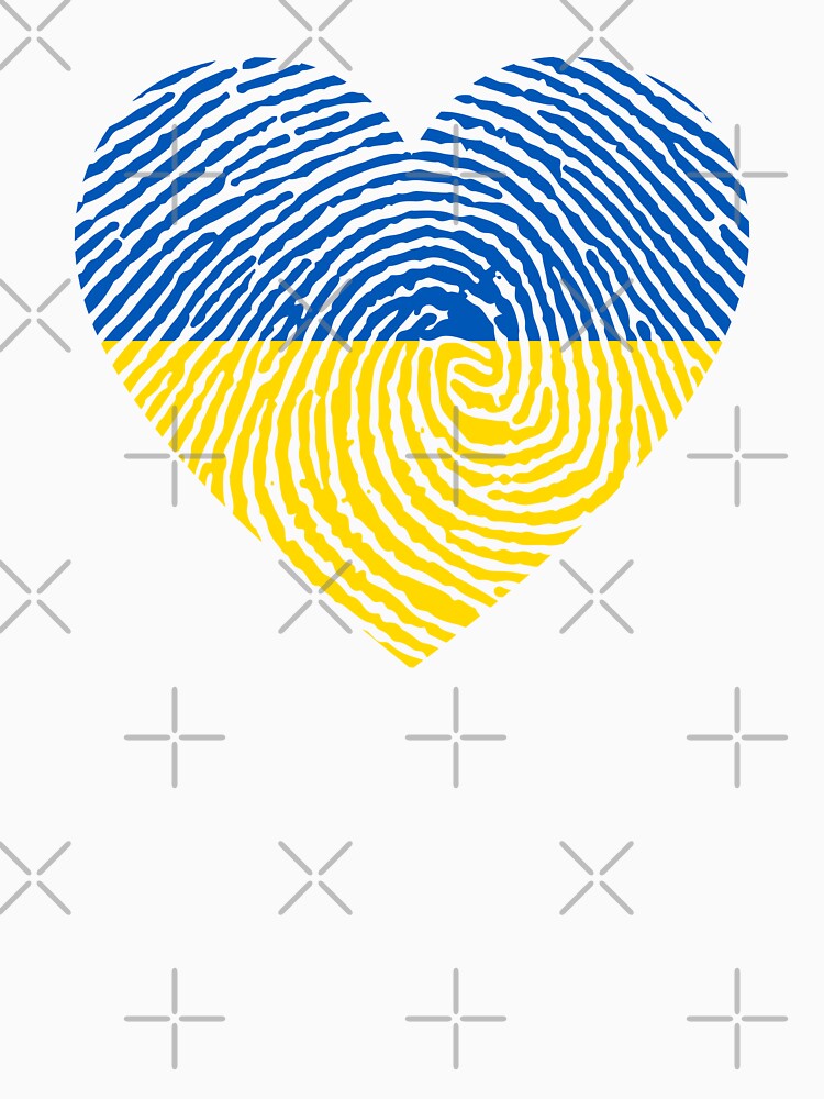 Glowing Heart | Fingerprint Lock | Ukrainian Fingerprint| Ukrainian Proud | Russian Military | Ship Russian Warship | Heart And Fingerprint | i stand with ukraine by GaliaTati