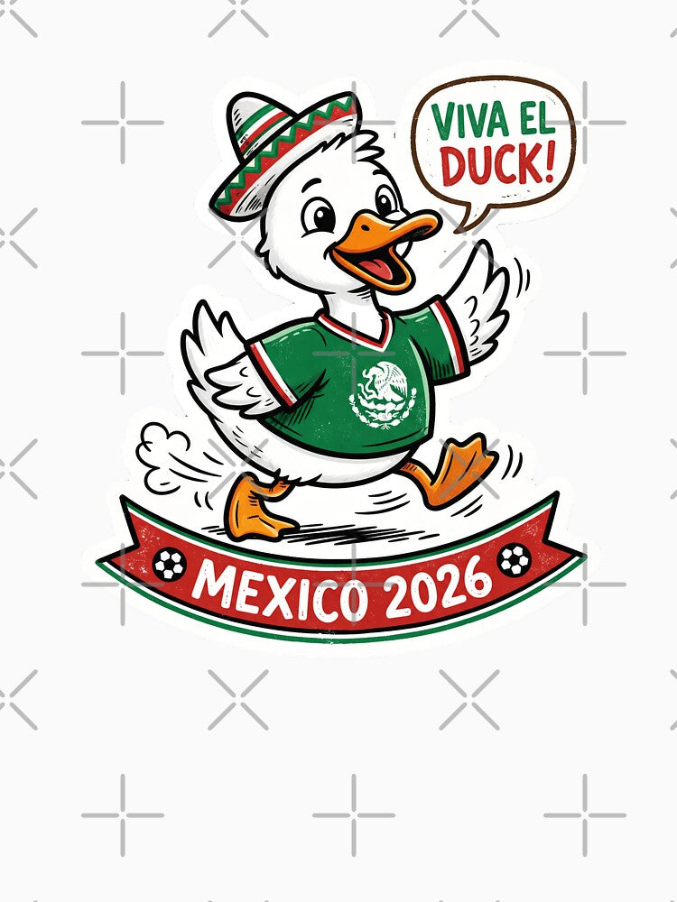 Mexico 2026 World Cup Football Duck - Viva El Duck by Cary-s