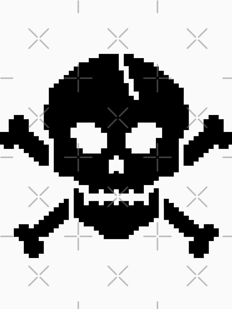 SKULL 8 BITS MEXICO by ROJOCELESTEMX