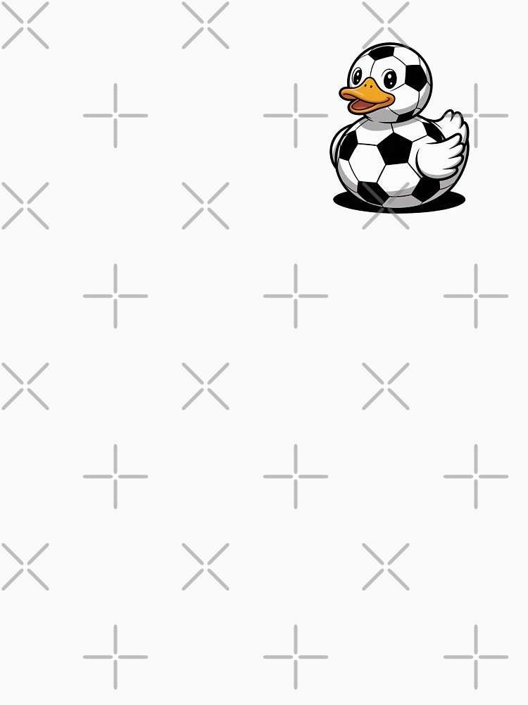 Soccer Ball Rubber Duck Cute Design by MonkiFlipp