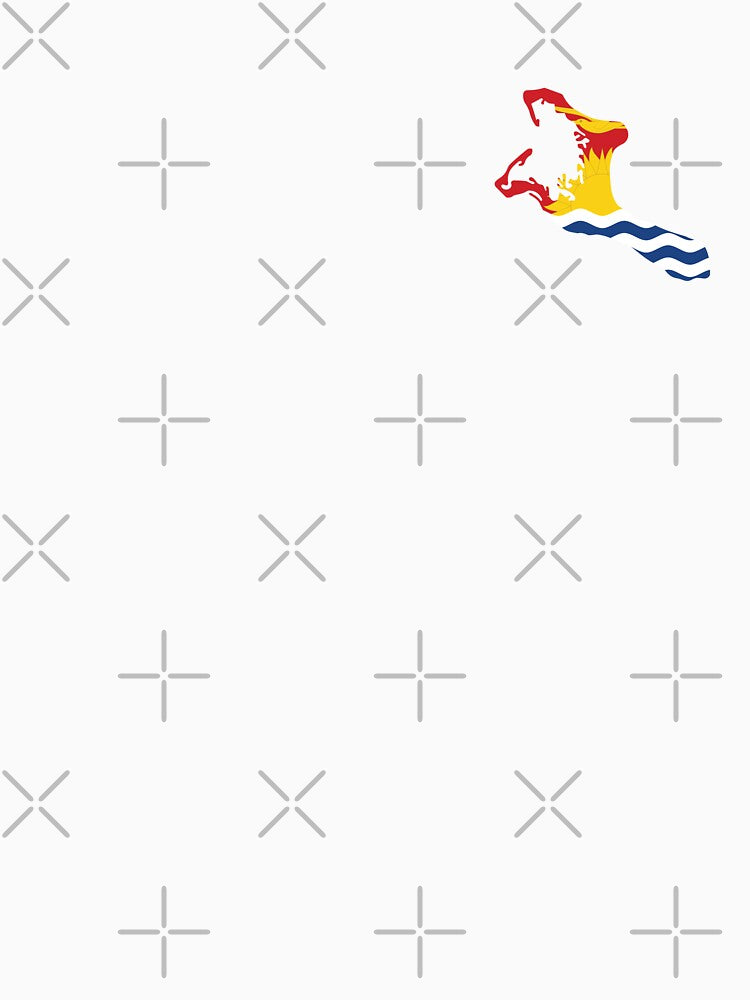 Flag Map of Kiribati by feether-store