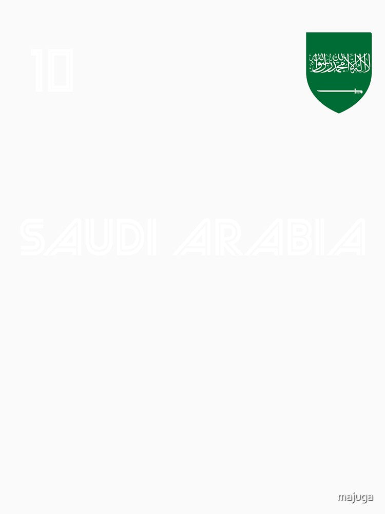 Saudi arabia Soccer Team Arabian Flag football fan by majuga