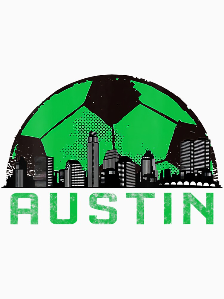 Womens Austin Soccer Jersey Style Team Fan FC Texas Sports Verde by teemingshopping