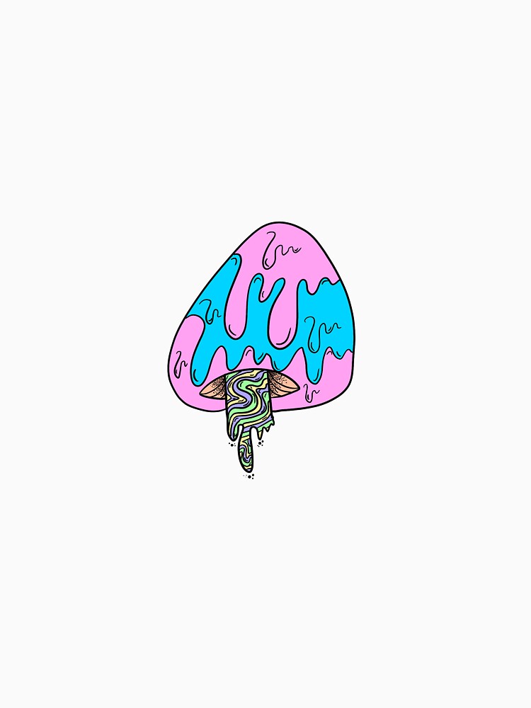 Drippy Cotton Candy Mushroom by giannadiane