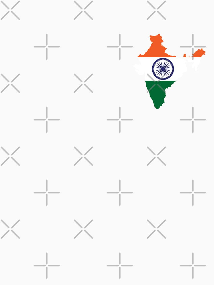Flag Map of India by feether-store