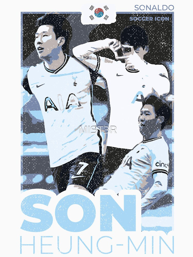 Son - Street Art - Soccer Icons by MIST3R