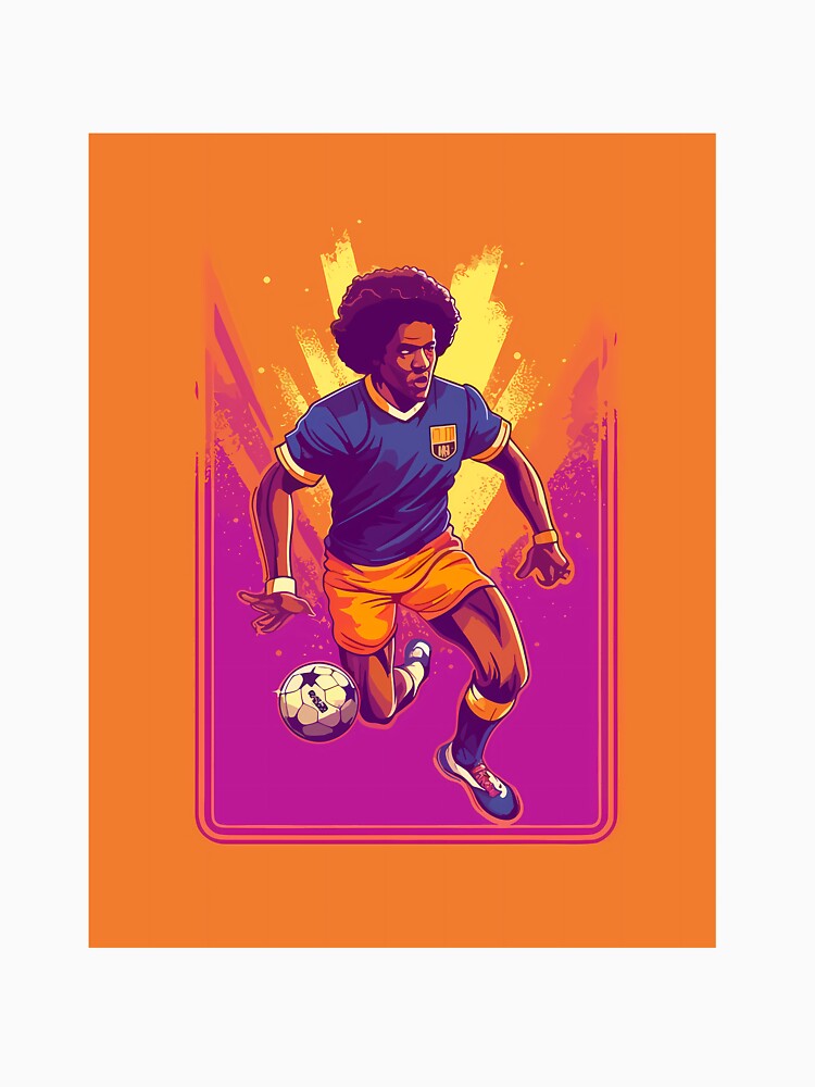 Retro Soccer Player by kbtees30