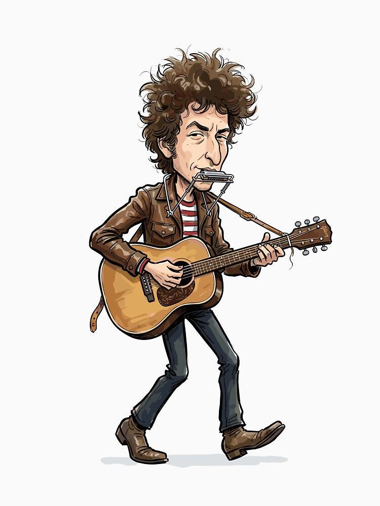 Bob Dylan Caricatur B03 by princejolin