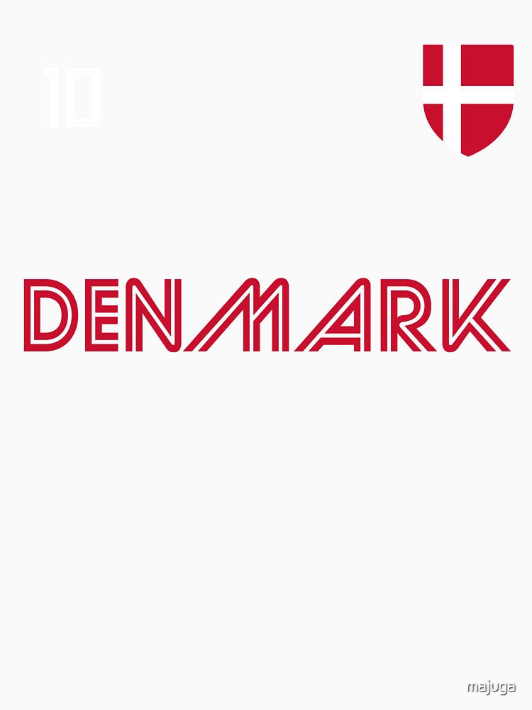 Denmark Soccer Team Danish Flag football fan by majuga