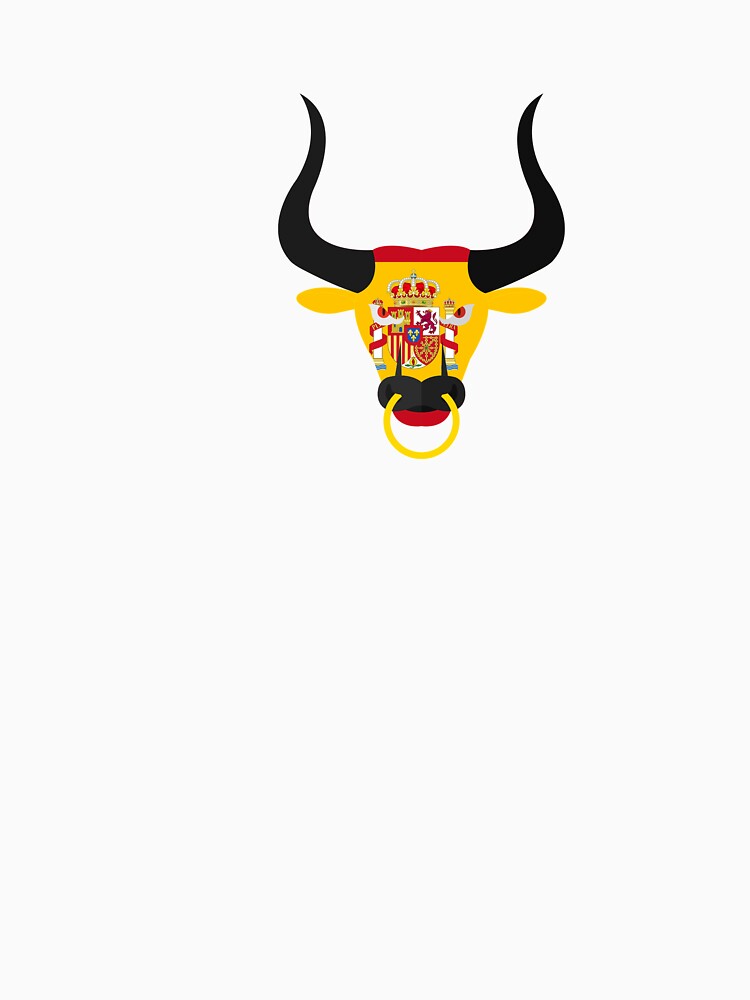 Spain Flag Ornate bull by StickerDirect