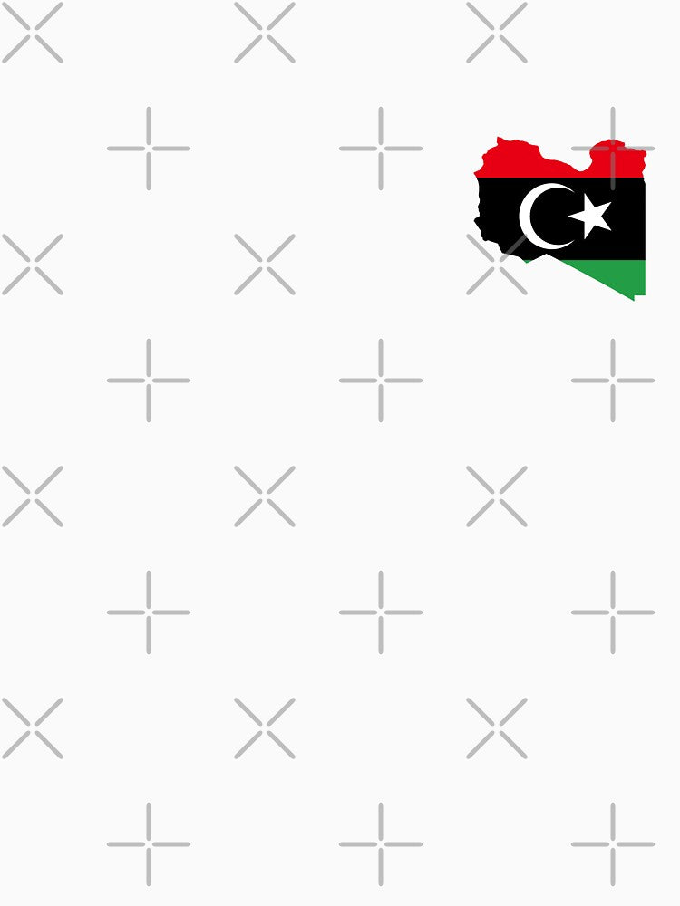 Flag Map of Libya by feether-store