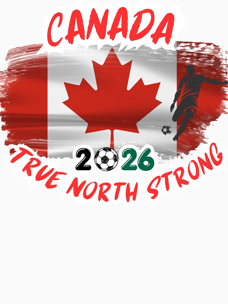 Canada True North Strong Shirt | Canadian Pride Bold Typography Design by ThreadNovaCo