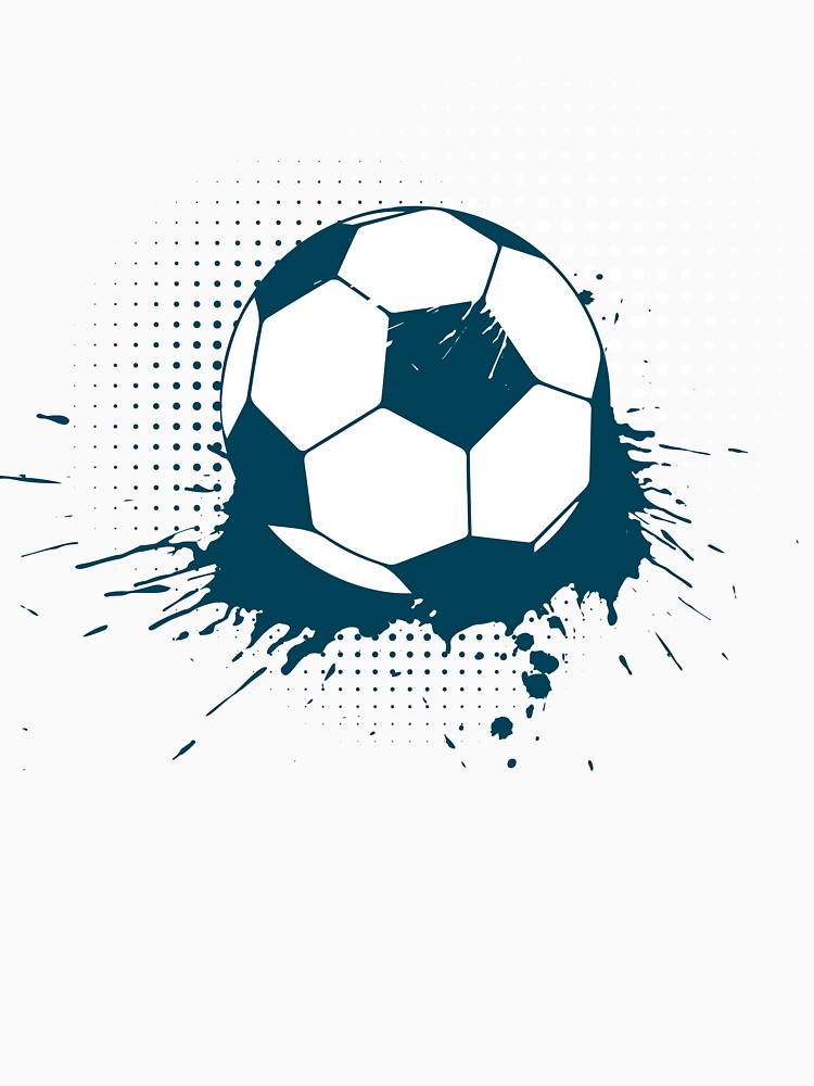 Abstract Soccer Ball Splash Art by edimoraes