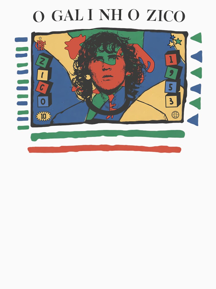 Zico Vintage Brazil Football Legend by moyjoystudio
