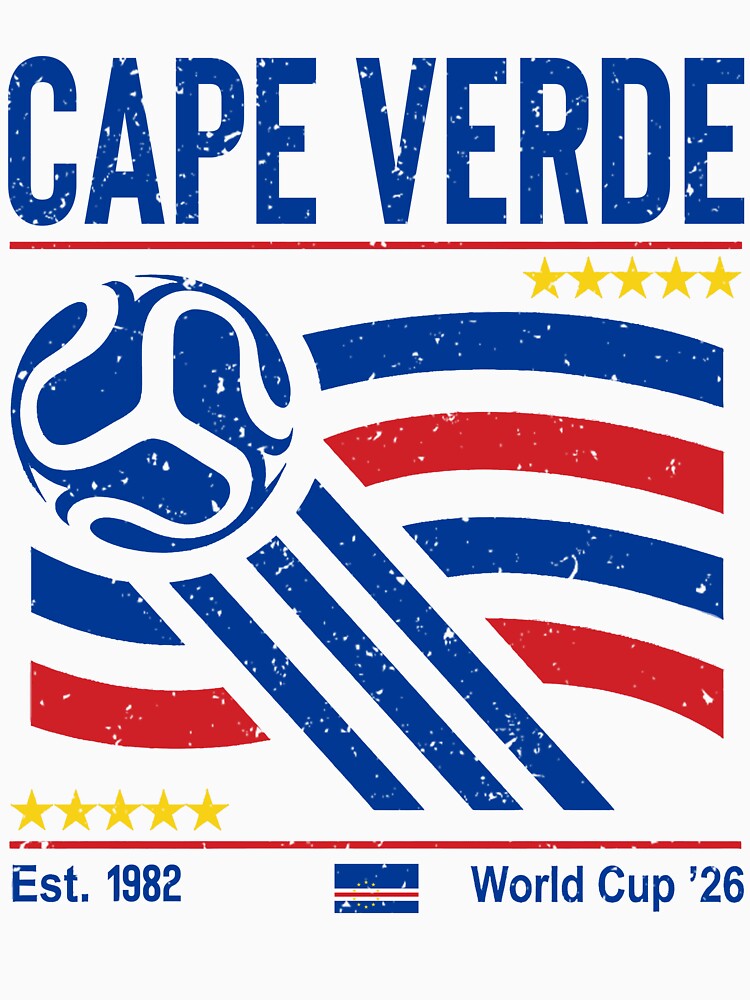 Vintage Cape Verde Soccer by Streetshop79