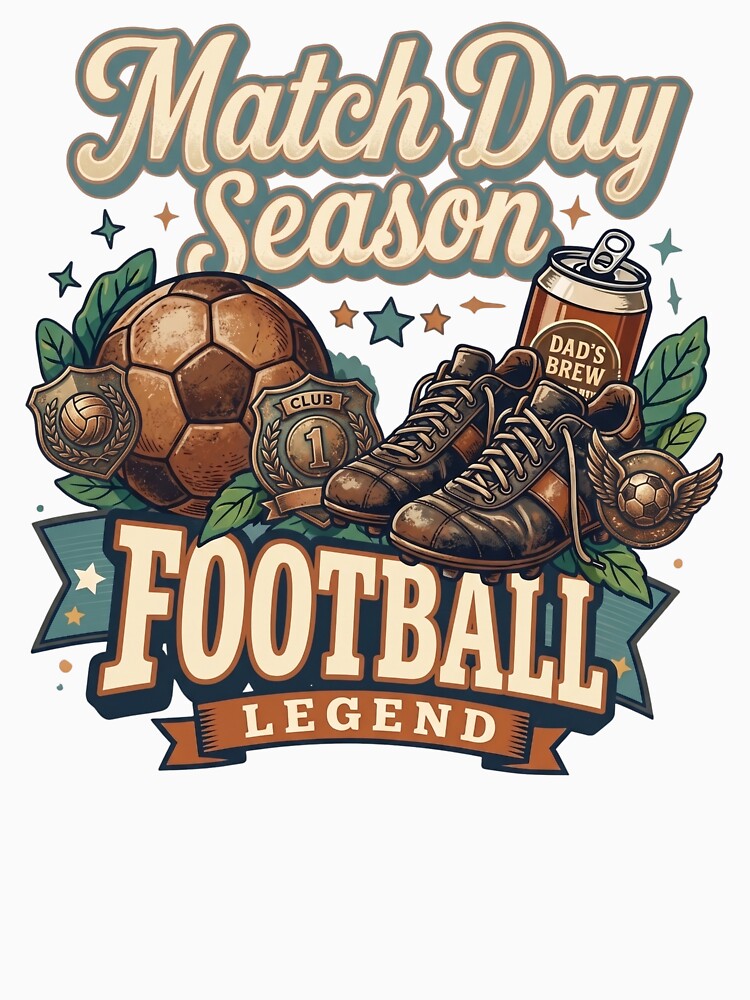 Match Day Football Legend | Vintage Soccer Design by ChampionKTS