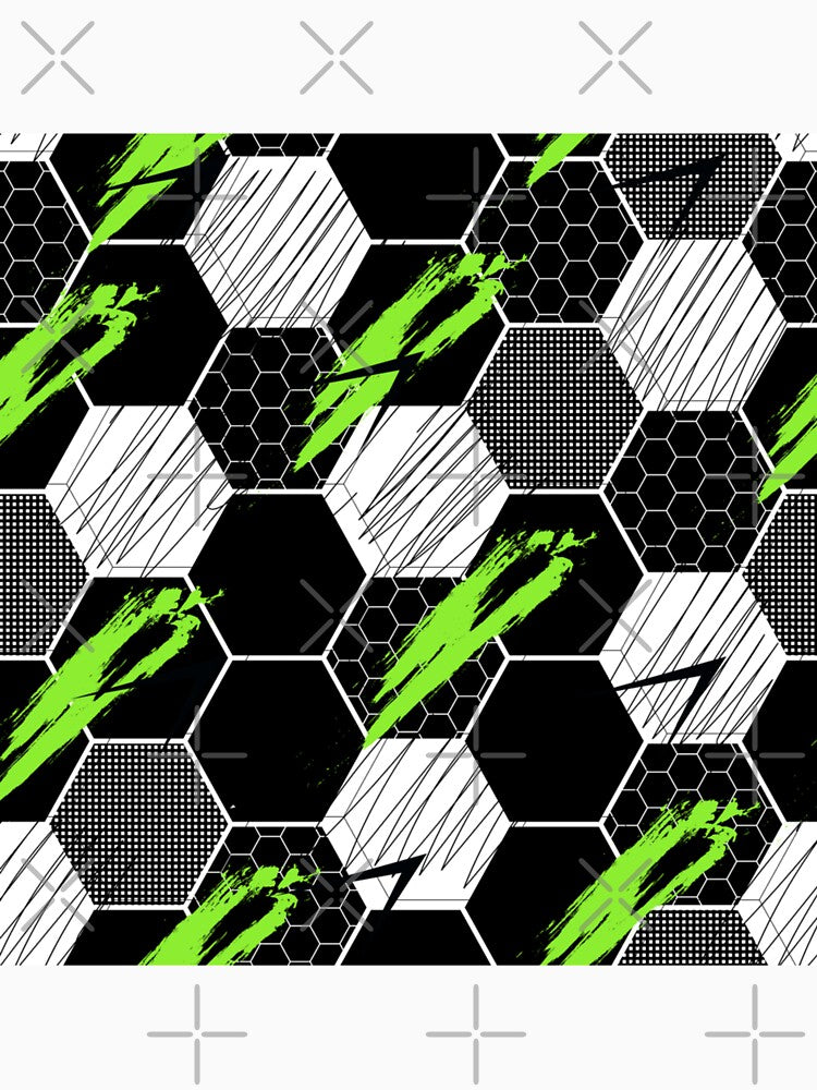 Abstract seamless Football pattern with vertical fading lines, tracks, halftone stripes. Extreme sport style illustration. by TeeFashionShop