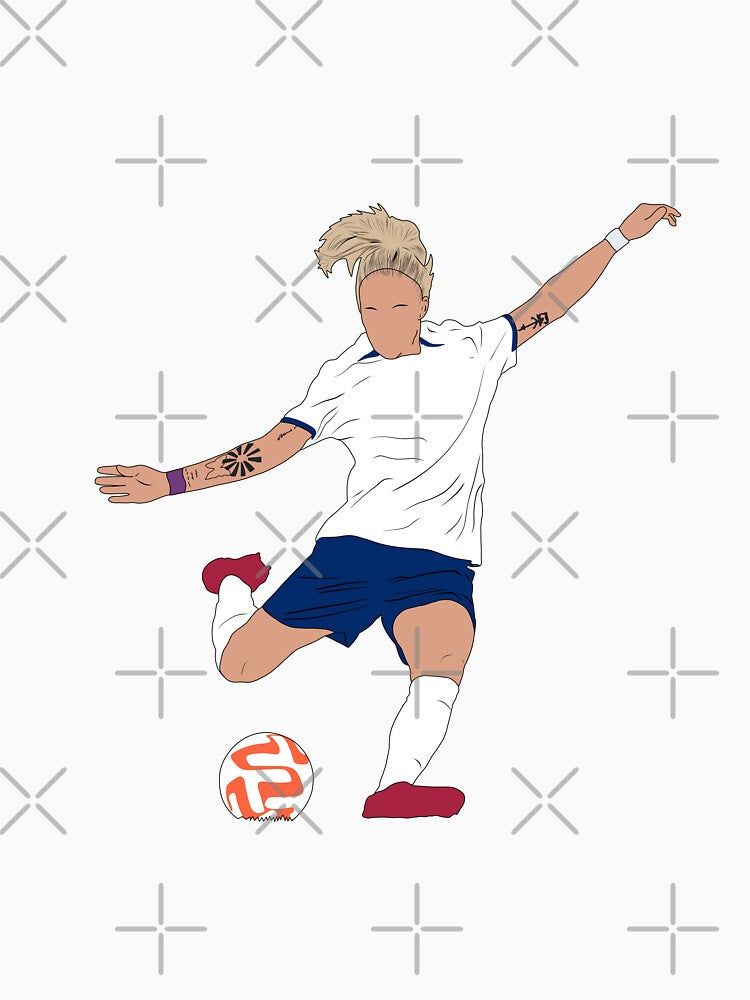 Rachel Daly England Women's Football Minimalist by Hevding