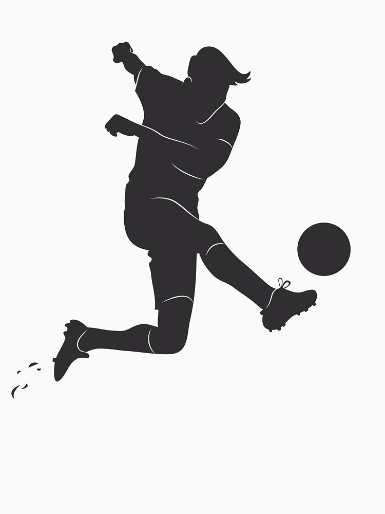 Soccer Player Silhouette Kick by edimoraes