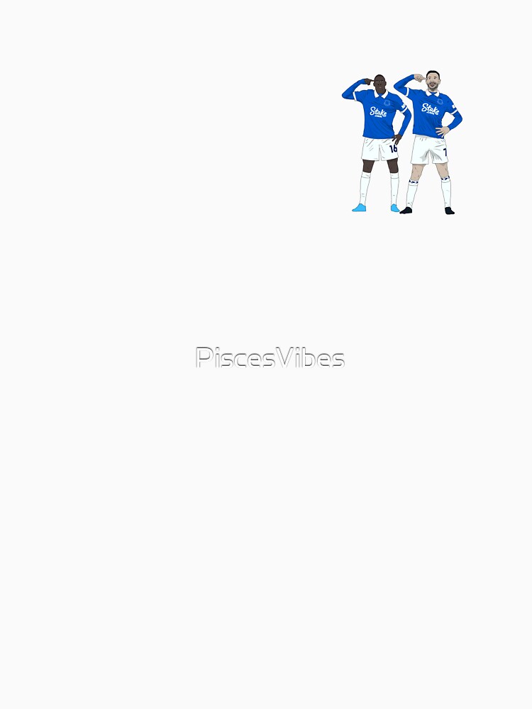Abdoulaye Doucouré Dwight McNeil Everton Goal Celebration Minimalist by PiscesVibes