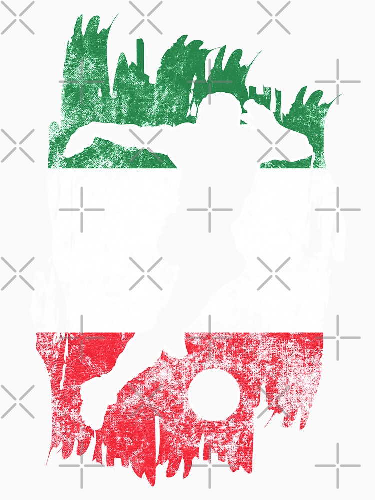 Italia Soccer Football Distressed Italian Flag Sports by AnyKitty