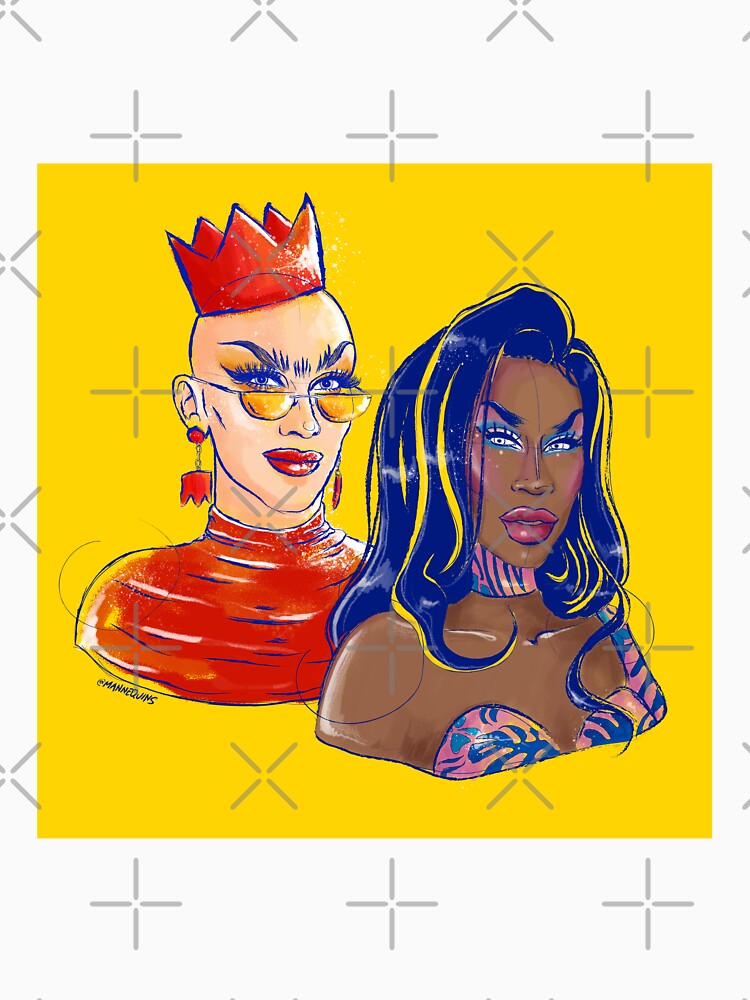 Sasha Velour and Shea Coulee by mannequinsart