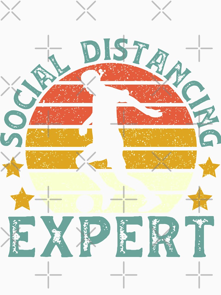 Funny Soccer Social Distancing Expert by DreamColor