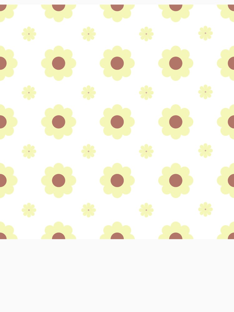 Baby Soft Daisy Seamless Pattern – Minimal Floral Pastel Fabric for Baby & Nursery by DualEnergy