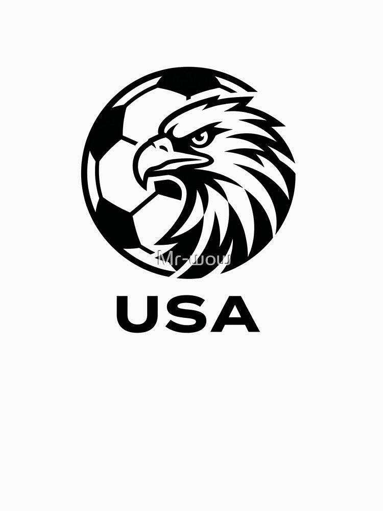 USA Soccer Eagle Premium Minimalist World Cup Sticker by Mr-wow