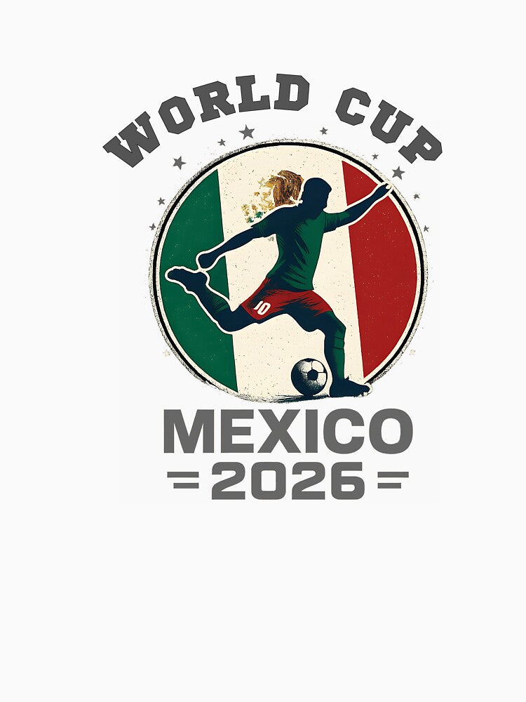 Mexico World Cup 2026 Soccer Fan Shirt, Mexico Football Jersey Style, Custom Name Number Mexico Supporter Design by Raygunes