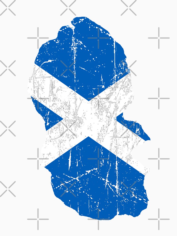 Scotland Flag on Arran - Distressed by isleheid