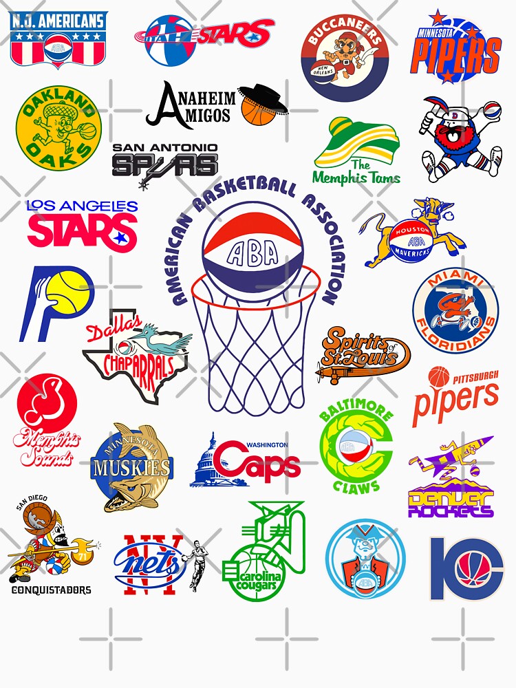 Defunct ABA Basketball League Teams by darklordpug