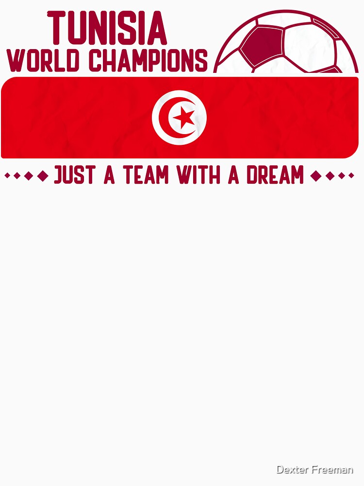 Tunisia Soccer Team for Soccer Lovers and Football Fans by Dexter Freeman