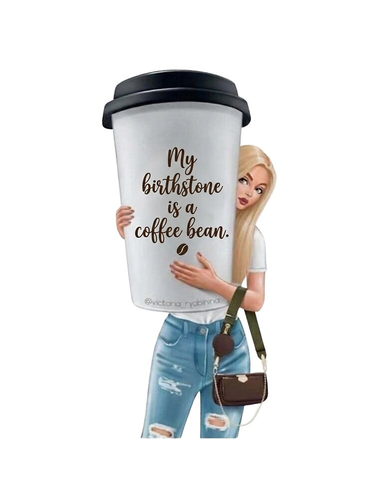 Coffee Lover Girl by GRoeDesigns