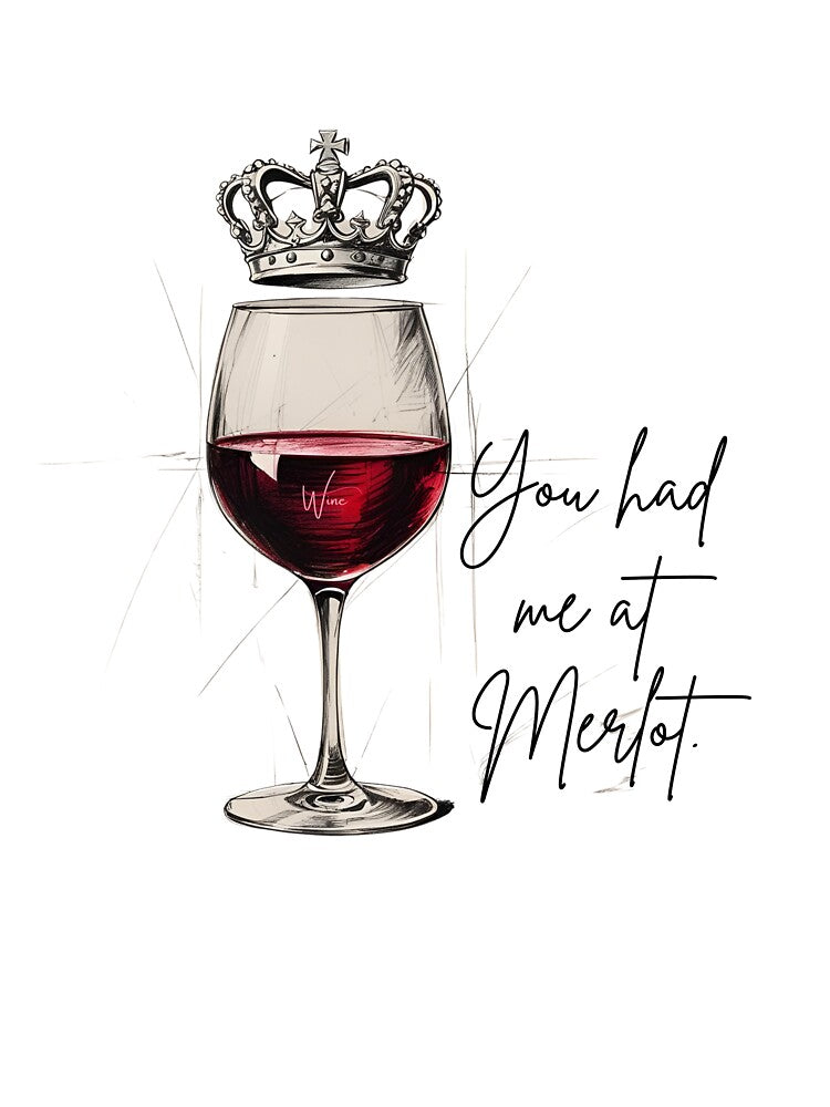 Wine Stuff Tee: You Had Me at Merlot by WineStyle