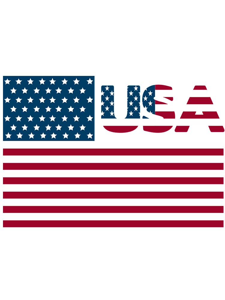 USA Flag T-Shirt for Men and Women by AllStarMerch