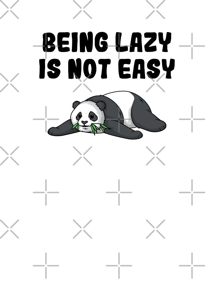 Lazy Panda, Being Lazy is not Easy by thilinank