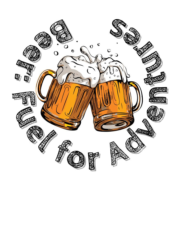 Beer: Fuel for Adventures : quote about beer by DeluxBee