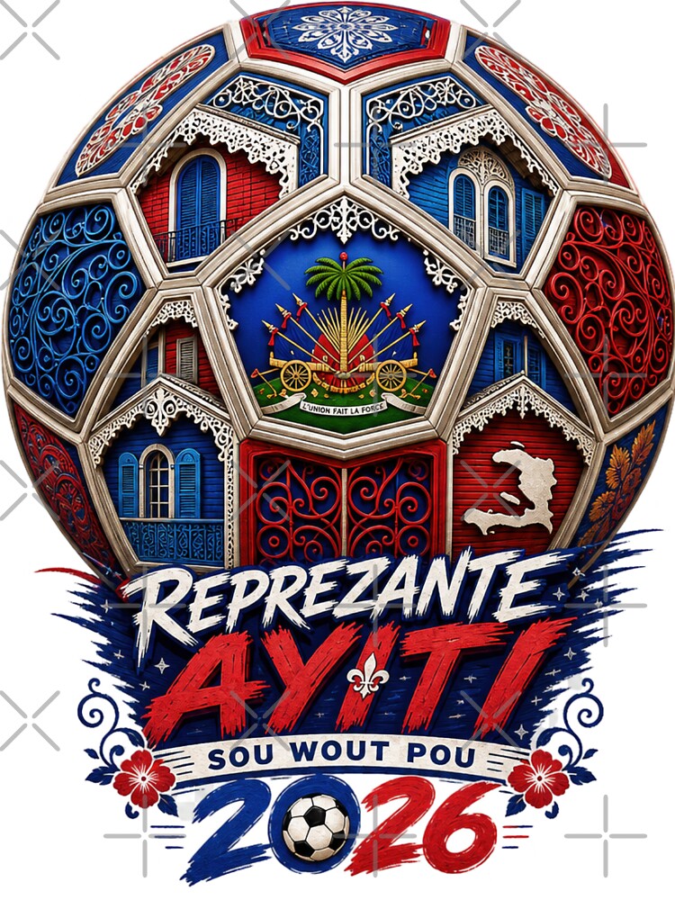 Haiti Soccer World Cup 2026 Design by BrickByDream