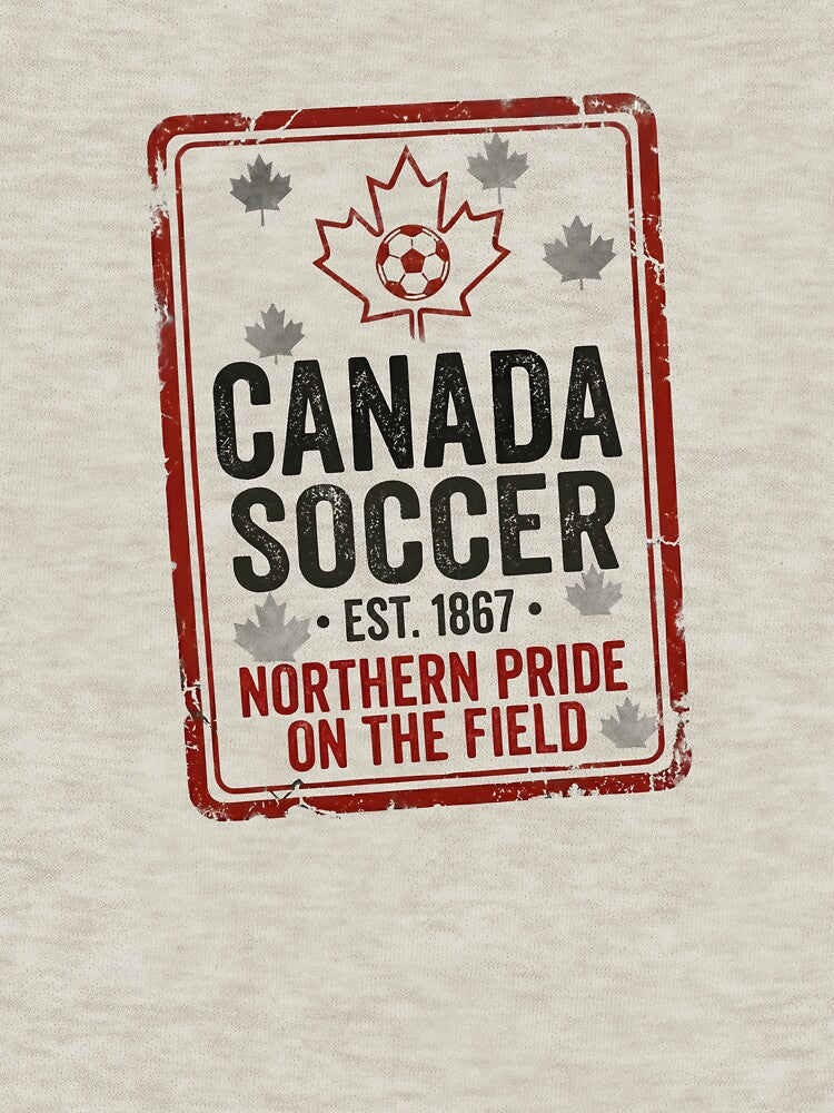 Canada Soccer Est 1867 Northern Pride On The Field by laughingshirts
