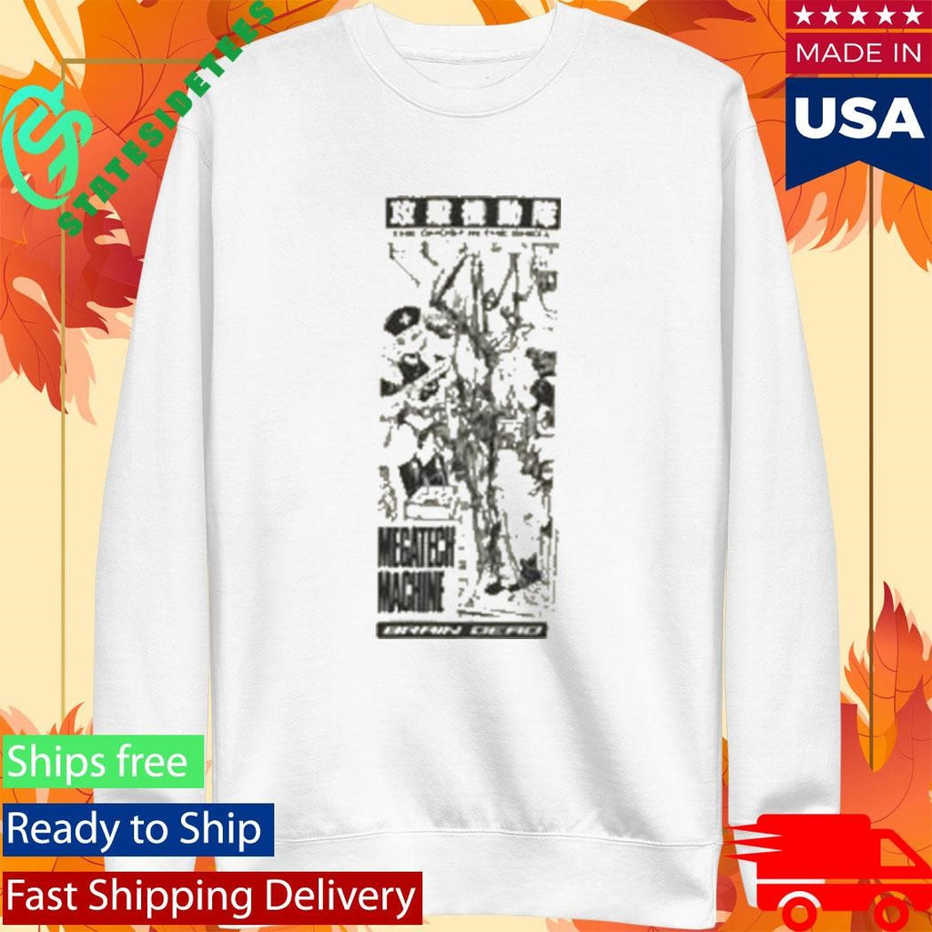 rain Dead X Ghost In The Shell Megatech Machine T-Shirt