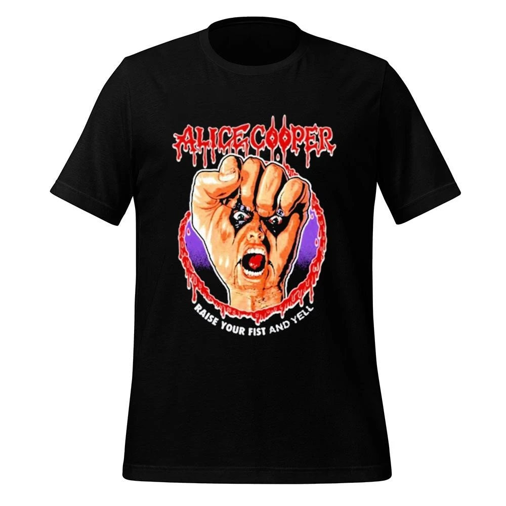 Raise Your Fist Vignette Tee by Alice Cooper Shirt
