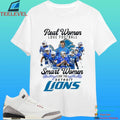 Real Women Love Football Smart Women Love The Detroit Lions Signatures Shirt