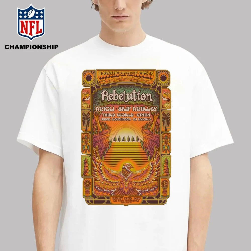 Rebelution Aug 22 2026 Red Rocks In Morrison CO Poster Shirt