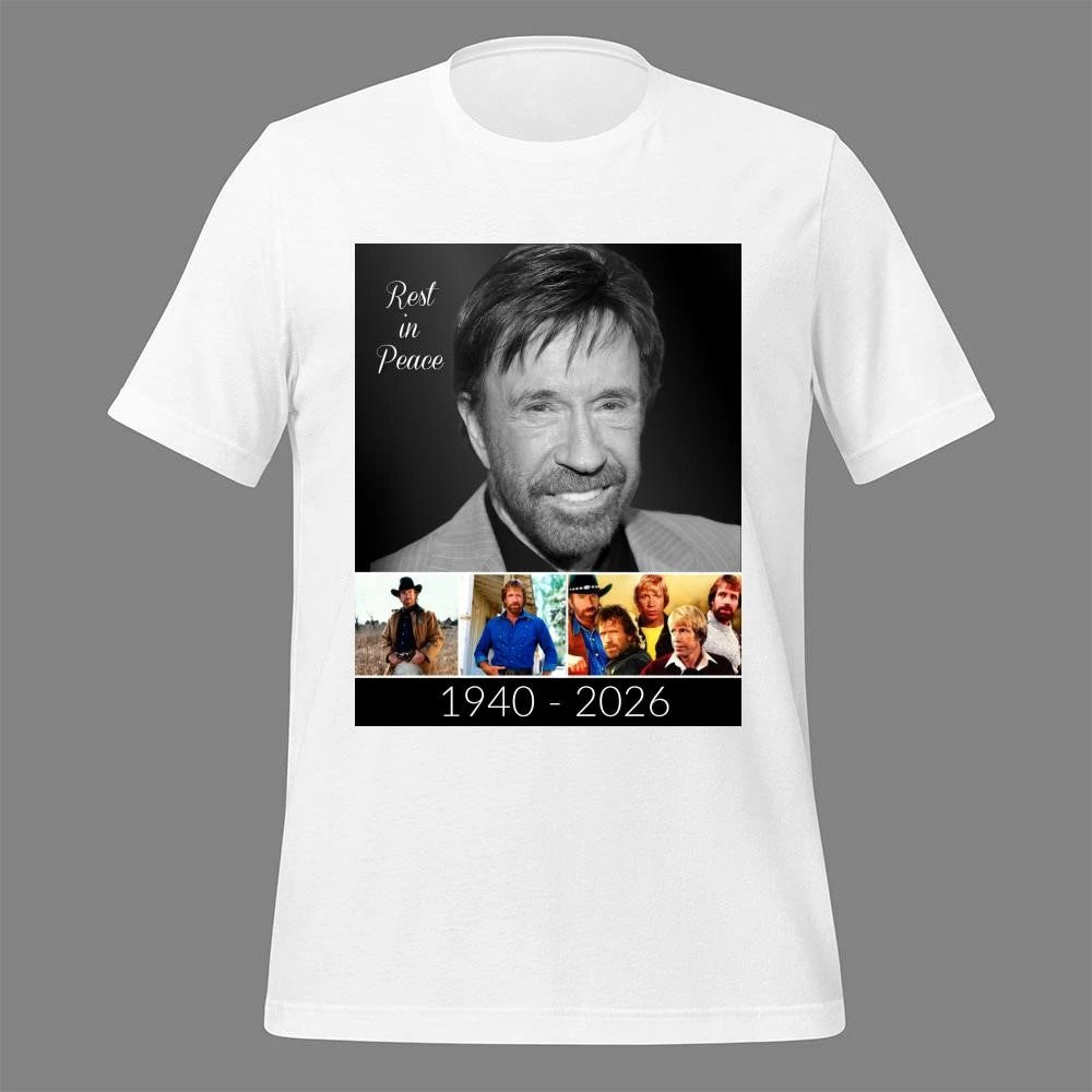 Rest In Peace Chuck Norris 1940-2026 Dead At 86 Poster Shirt