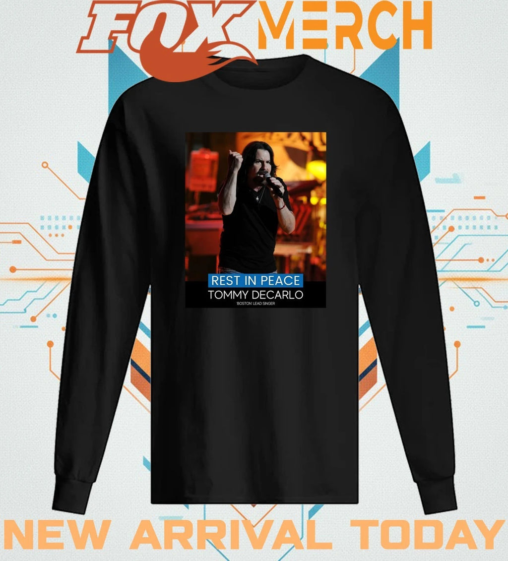 Rest in peace Tommy Decarlo Boston leader singer t-shirt
