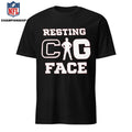 Resting Cig Face Peach Bowl Shirt