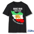 Reza Pahlavi Make Iran Great Again Lion and Sun Persian Flag shirt