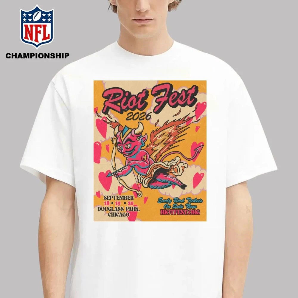 Riot Fest In Chicago IL On Sept 19-20 2026 Poster Shirt